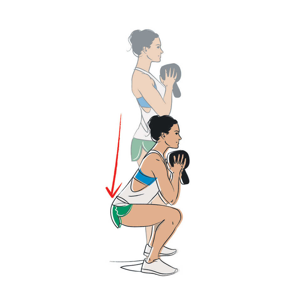 goblet-squat, womens-health-uk