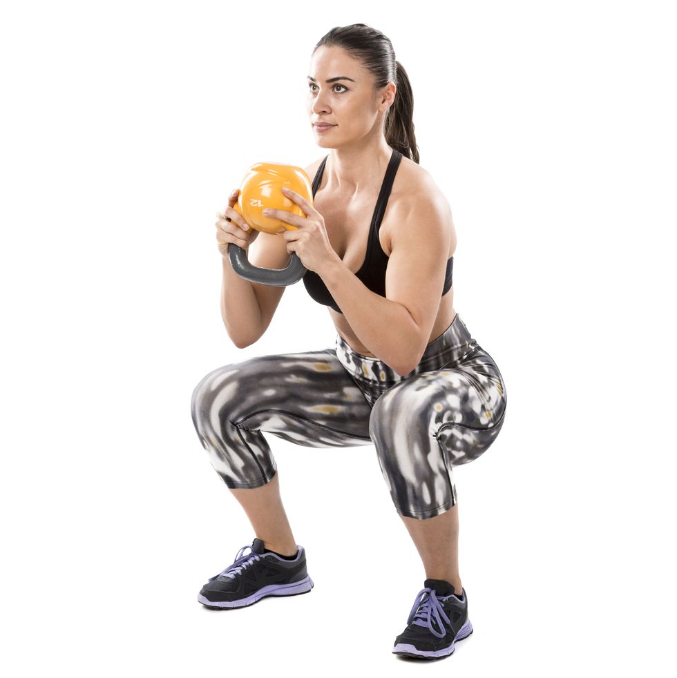 Goblet squat - Kettlebell exercise
