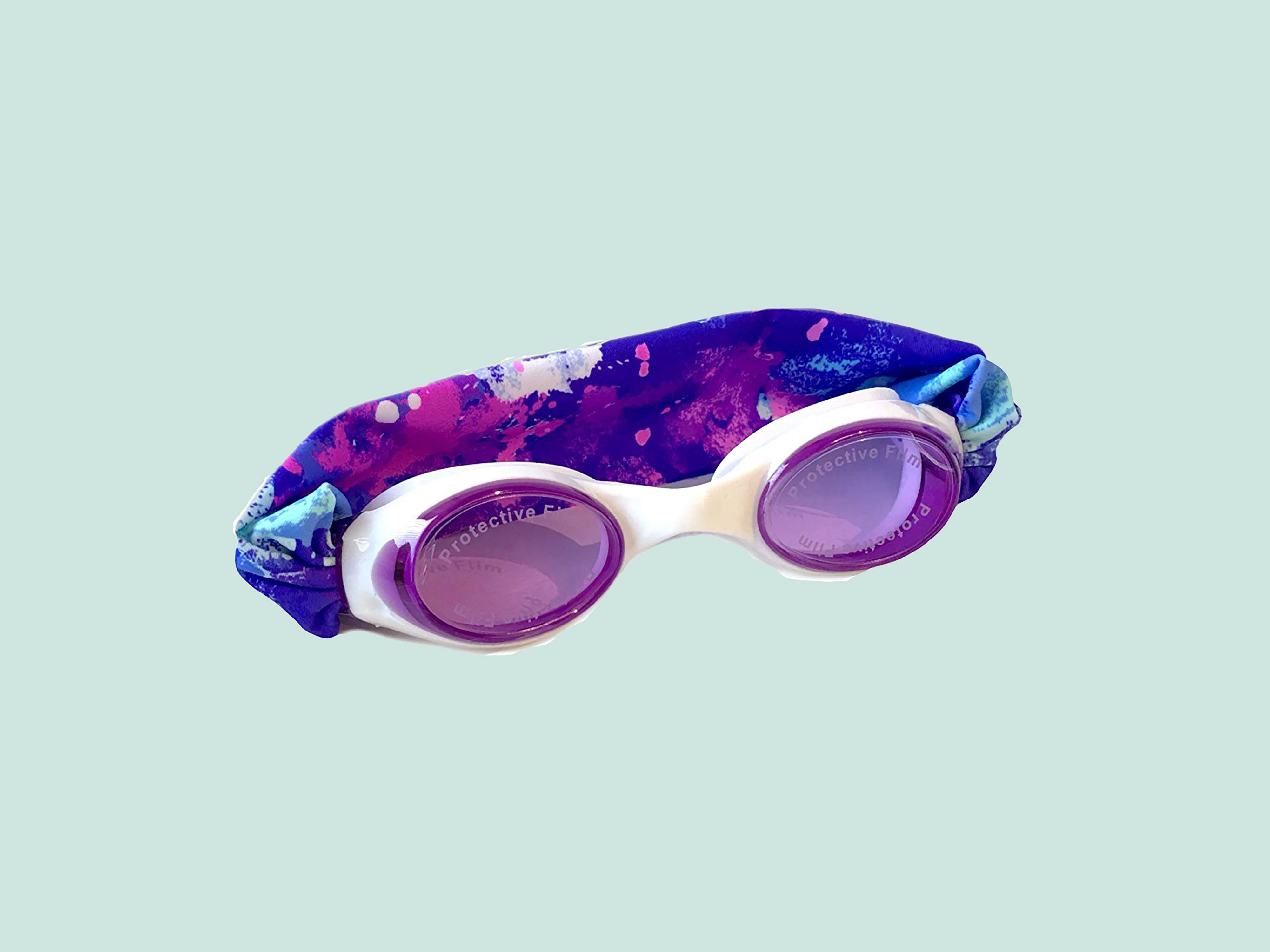 Easy to Use Fits Kids & Adults Patent Pending Splash “Royal” Swim Goggles Fun Fashionable Comfortable Wont Pull Your Hair High Visibility Anti-Fog Lenses 