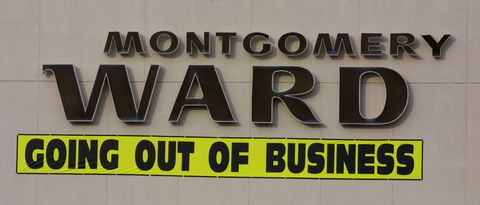 Montgomery Ward Out of Business
