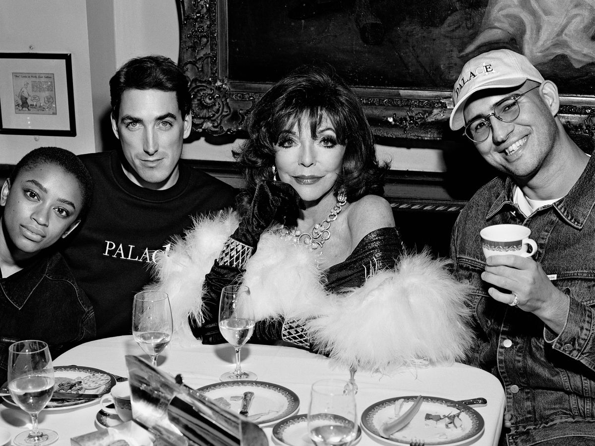 Joan Collins Fronts Palace and Calvin Klein's New Collaboration