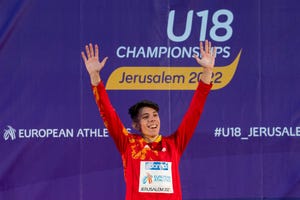 david garcia zurita en el europeo en pista cubierta de estambul 2023