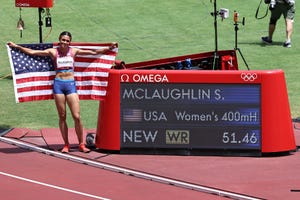 sidney mclaughlin, campeona olímpica de 400m vallas