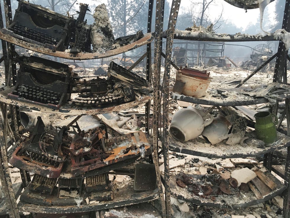 the gold nugget museum and its 25,000 objects were destroyed by the camp fire, which engulfed paradise, california, in november 2018