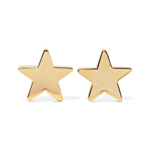 Jennifer Meyer 18-Karat Gold Star Earrings