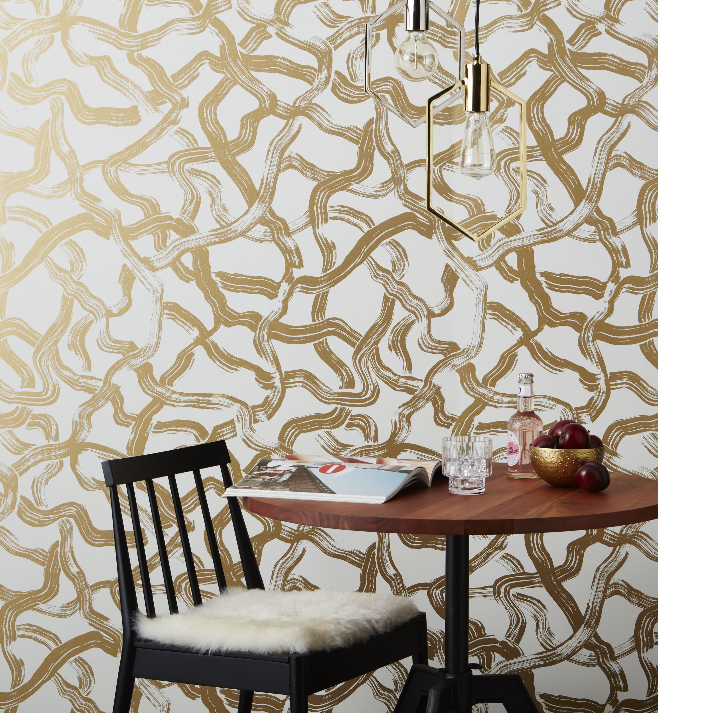 wallpaper pattern gold
