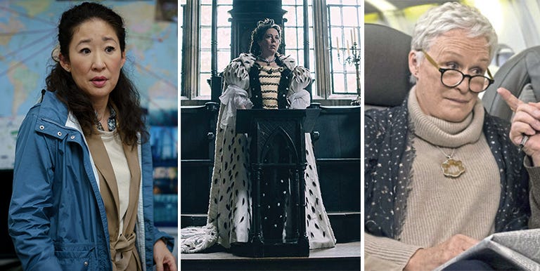  Glenn Close, The Wife Sandra Oh, Killing Eve Olivia Colman, The Favourite 