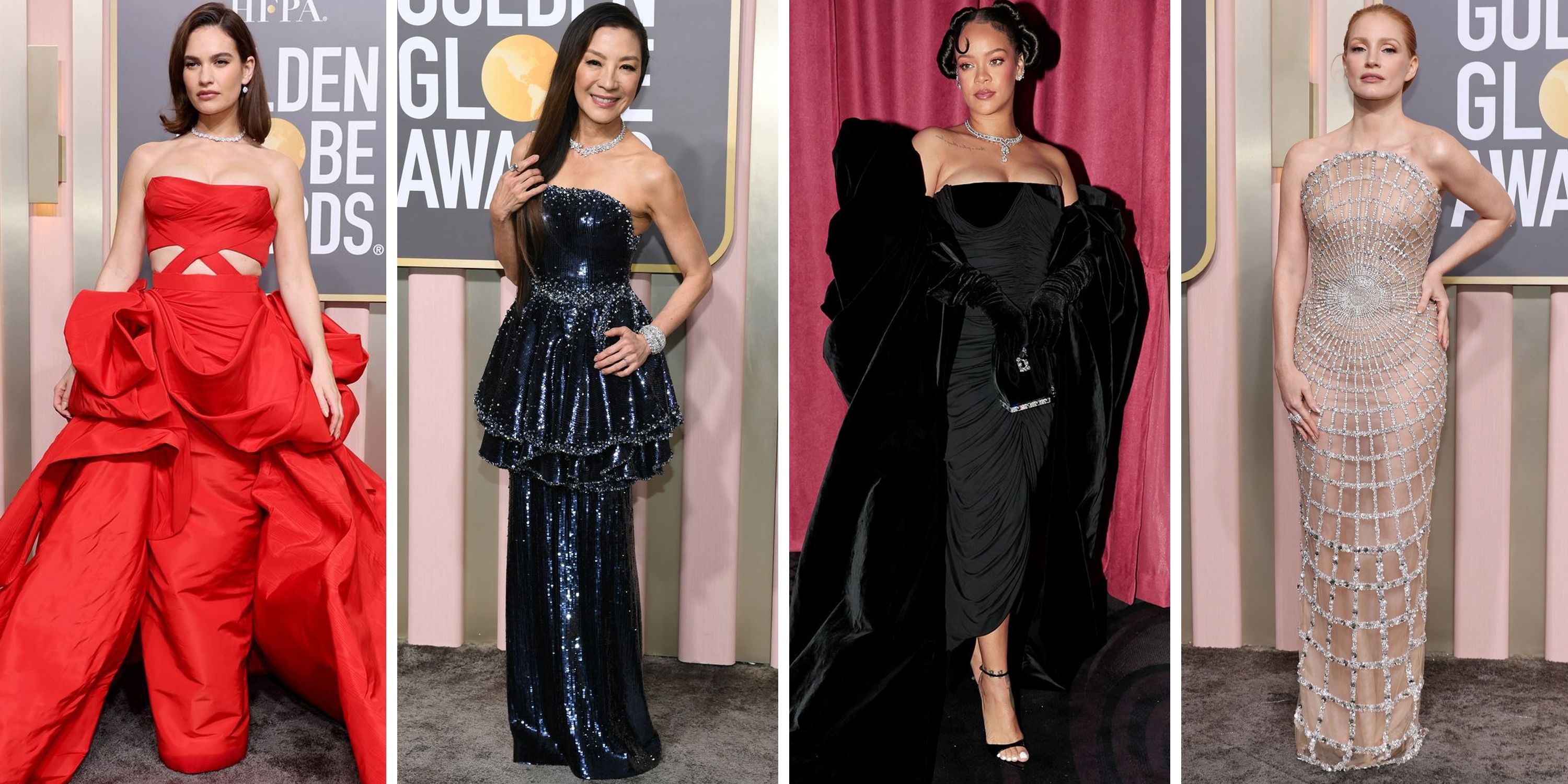 Rihanna And ASAP Rocky At 2023 Golden Globes