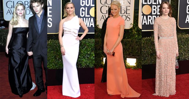 Celebrities in Navy Dresses: Emma Stone, Margot Robbie, More