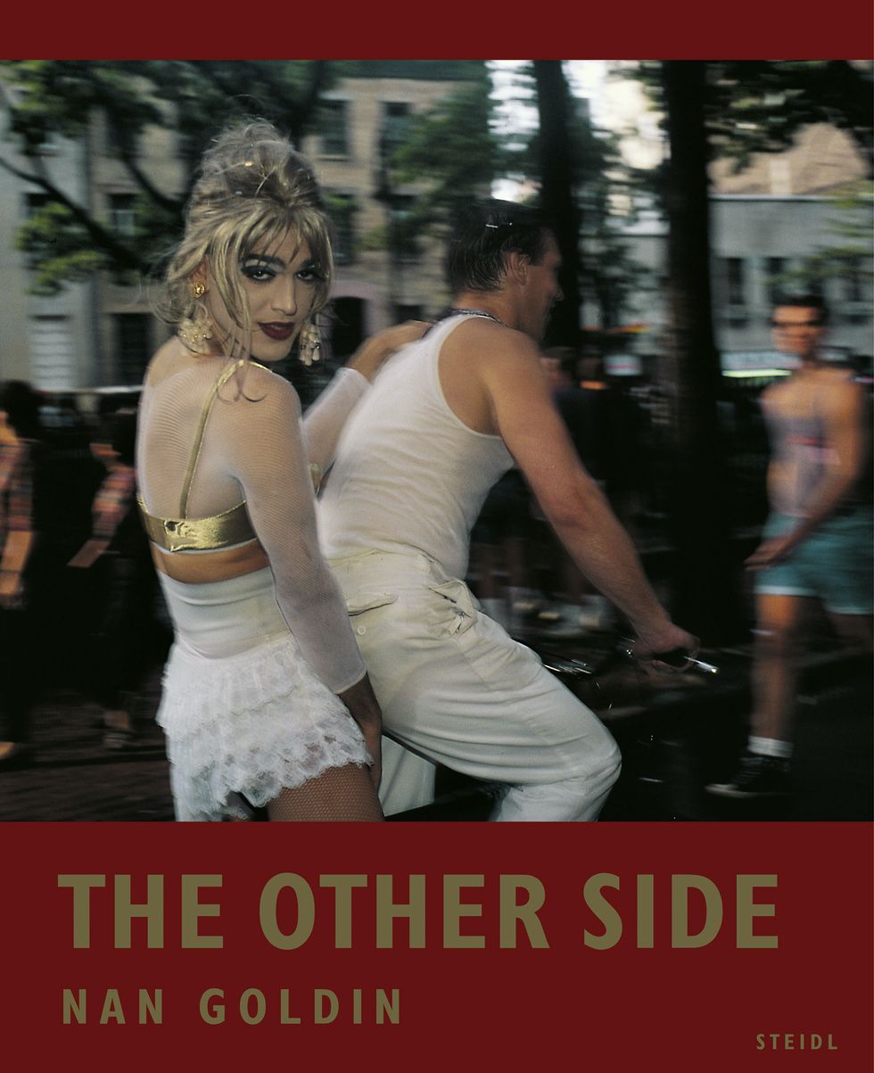 Jimmy Paulette on David's Bike, Nan Goldin, The Other Side, libri fotografia, drag queen