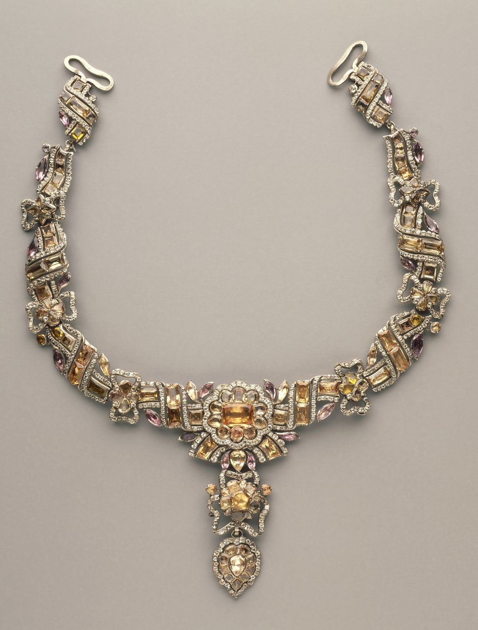 french 18th century topaz necklace