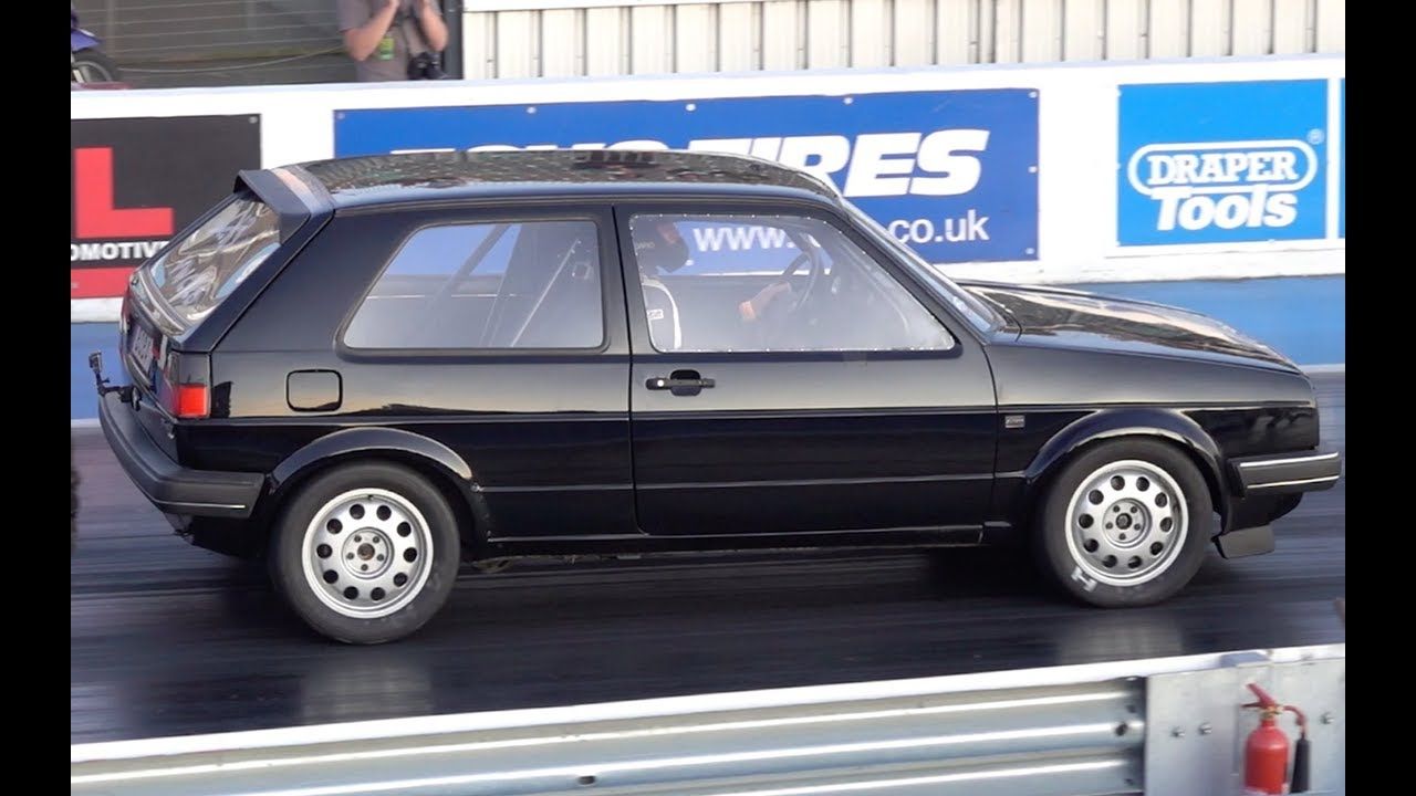 Tilstand dyb komme 1200-HP VW Golf Lay Down a Blistering 8.3-Second Quarter-Mile