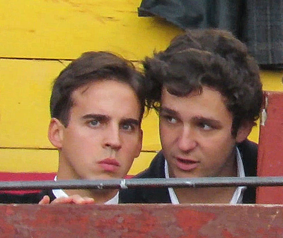 Gonzalo Caballero y Froilán en los toros