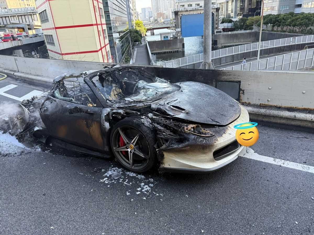 Ferrari 458 Spider Burns Up 1 Hour After New Owner Takes