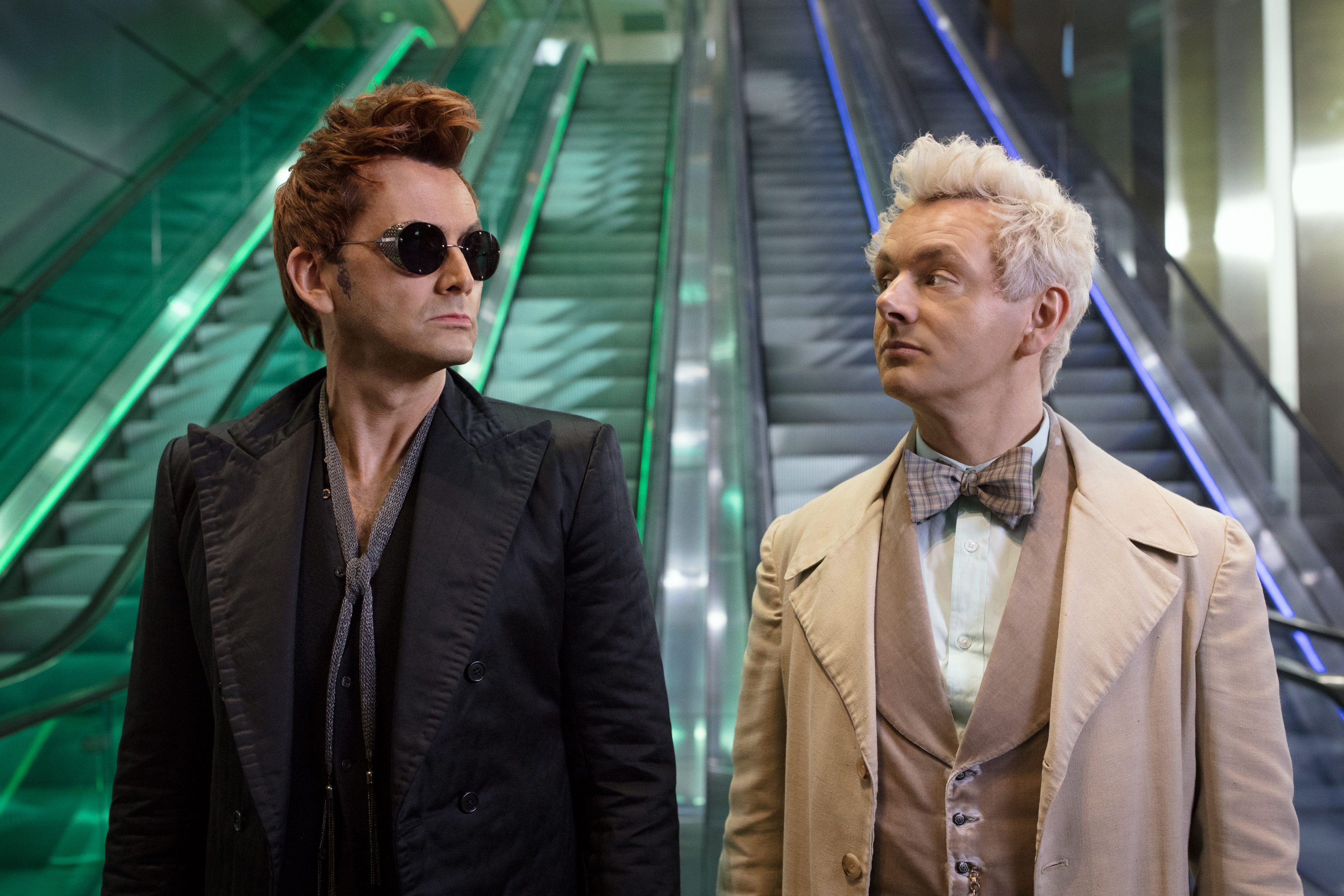 Good Omens cast on the weight of this series and devils on their shoulders