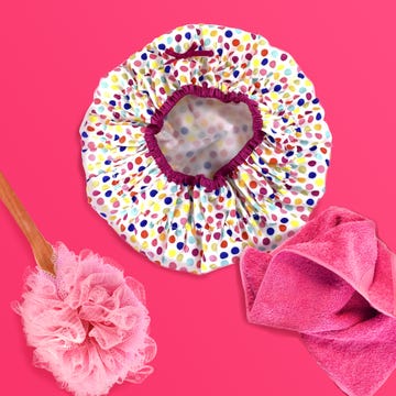 Pink, Doughnut, Flower, Plant, Petal, Fashion accessory, Hair accessory, Sprinkles, 