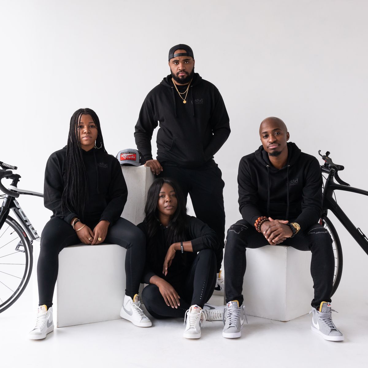 the four founders of good company bike club