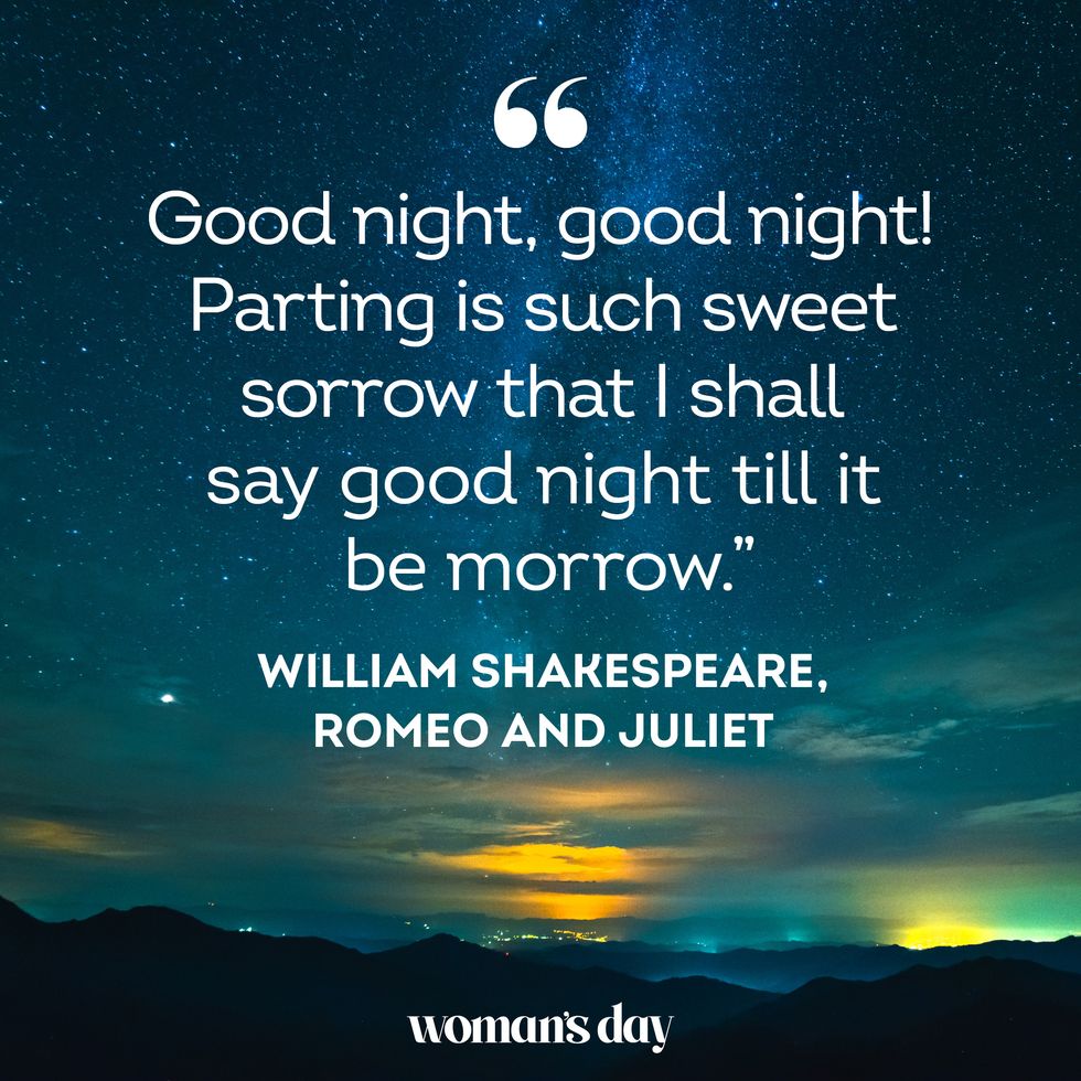 good night messages william shakespeare romeo and juliet