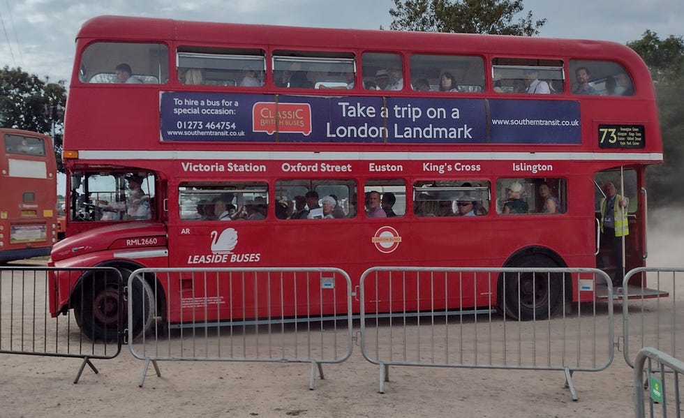 Goodwood Revival London bus goodwood revival london bus