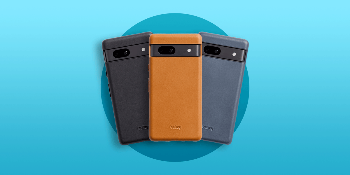 au限定】Google Pixel 7a genten Leather Slim Wrap Case with
