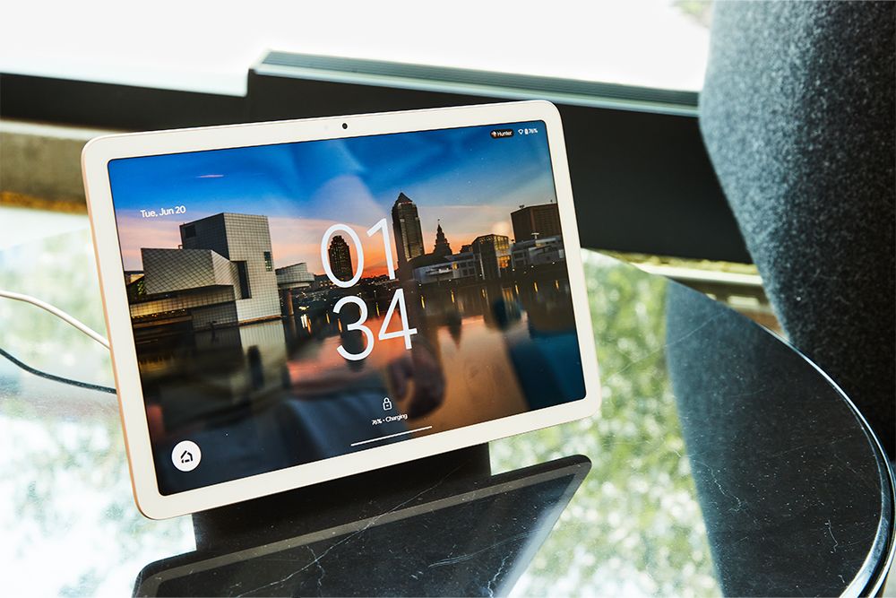 Turn tablet into store google smart display