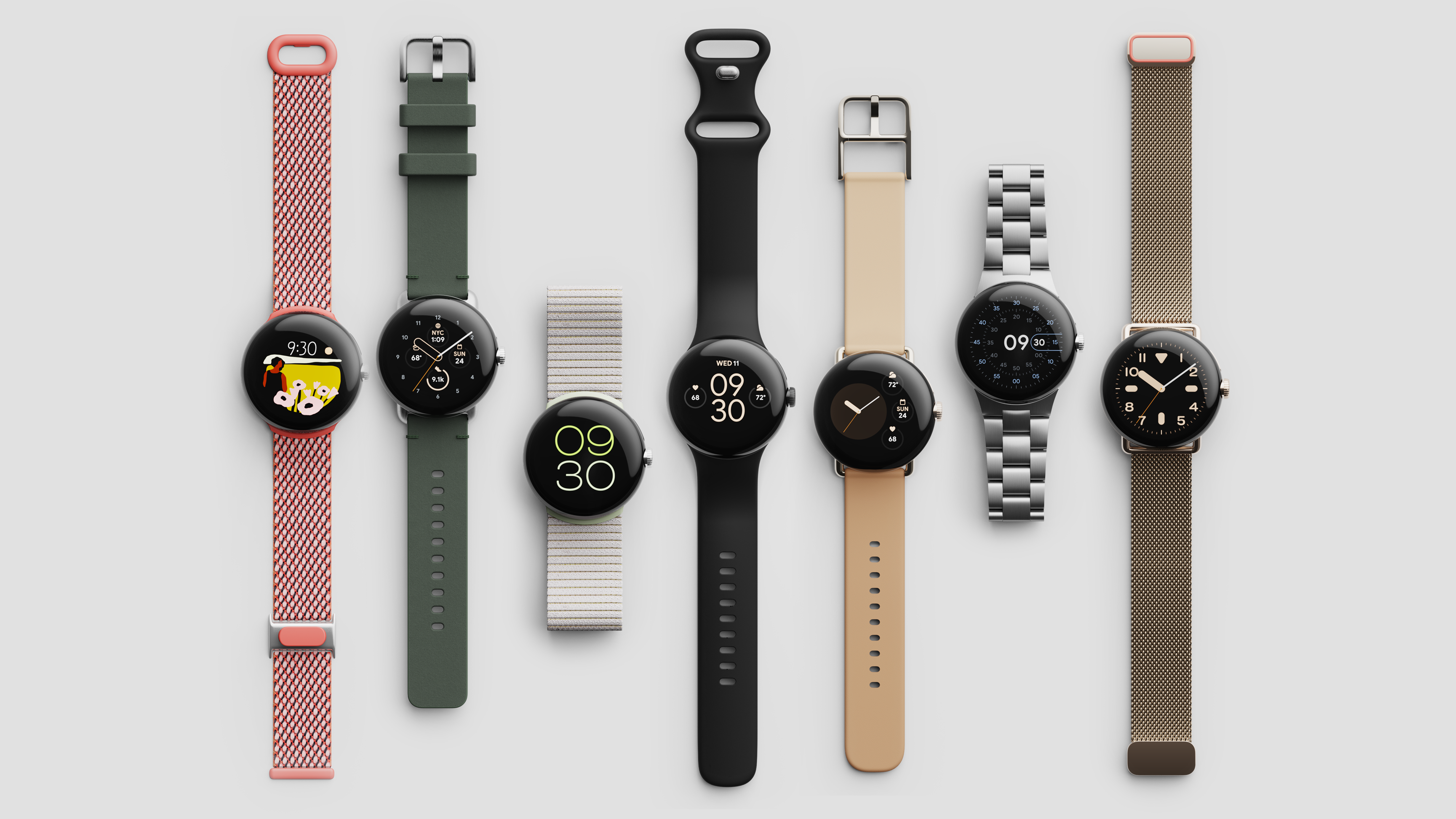Google初のスマートウォッチ”Pixel Watch”発表、mmの美しいガラス