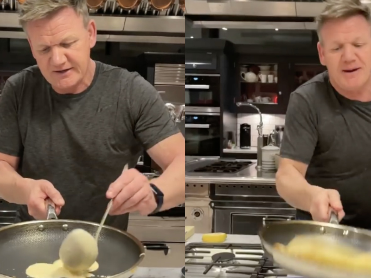 Gordon Ramsay Showed How He Makes His Pancakes