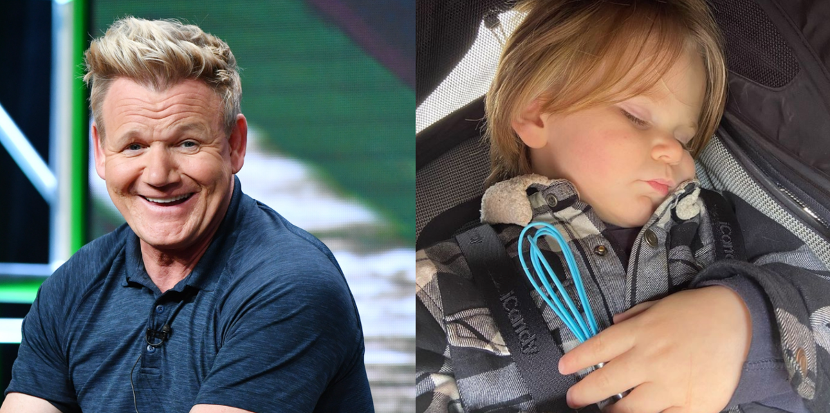 Gordon Ramsay's adorable son Oscar looks just like dad on weekend