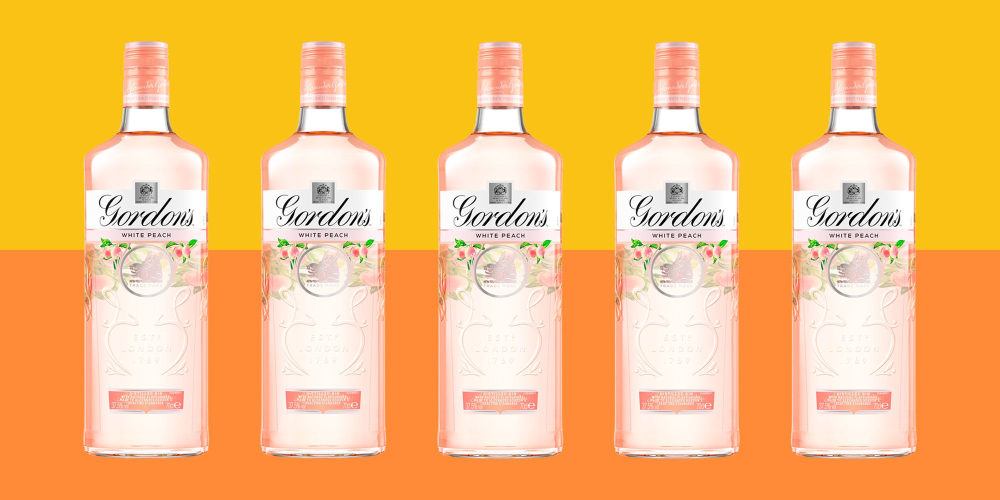 Recycled Glass Gin Bottles : Gordon's gin