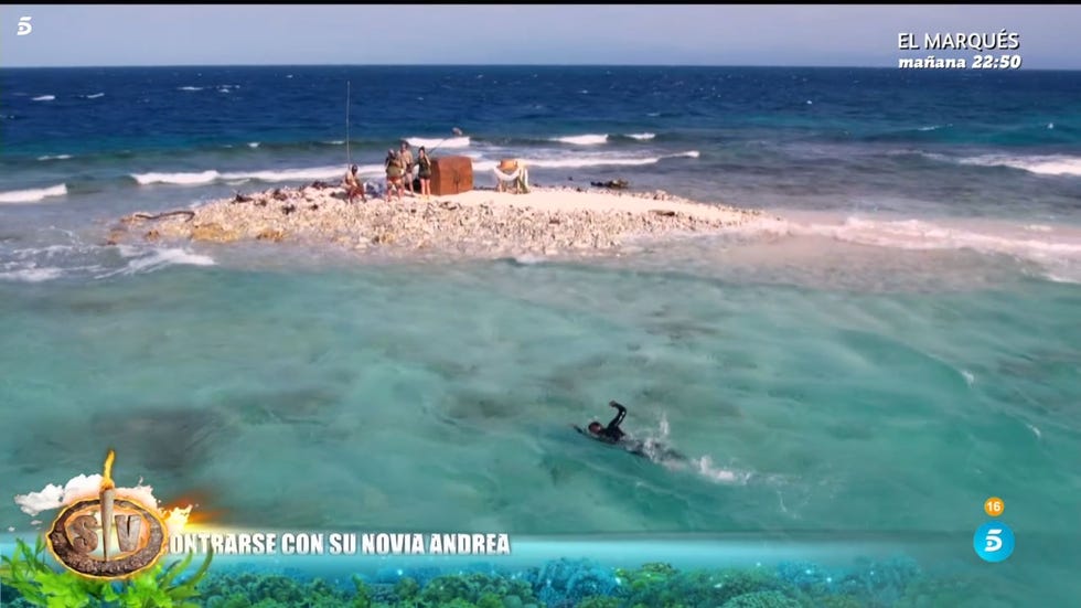gorka nadando supervivientes