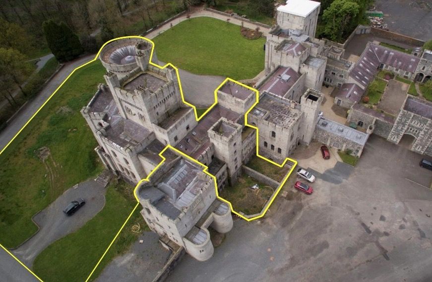 Gosford Castle - Game of Thrones - Riverrun - section - Maison Real Estate