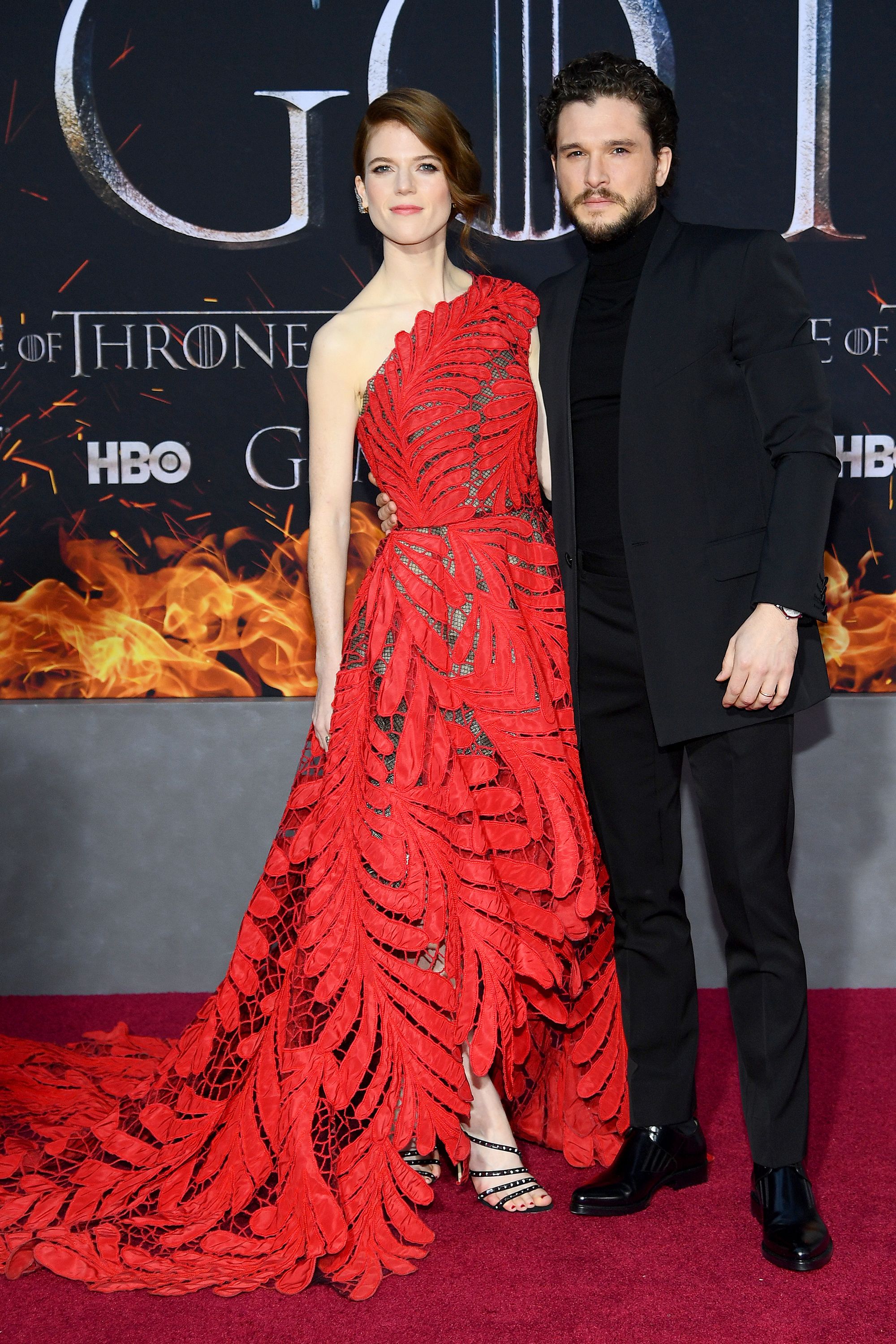 The Game of Thrones cast gather for their final premiere