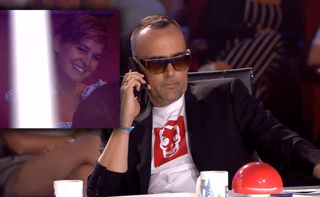 Got Talent. Risto Mejide y Laura Escanes