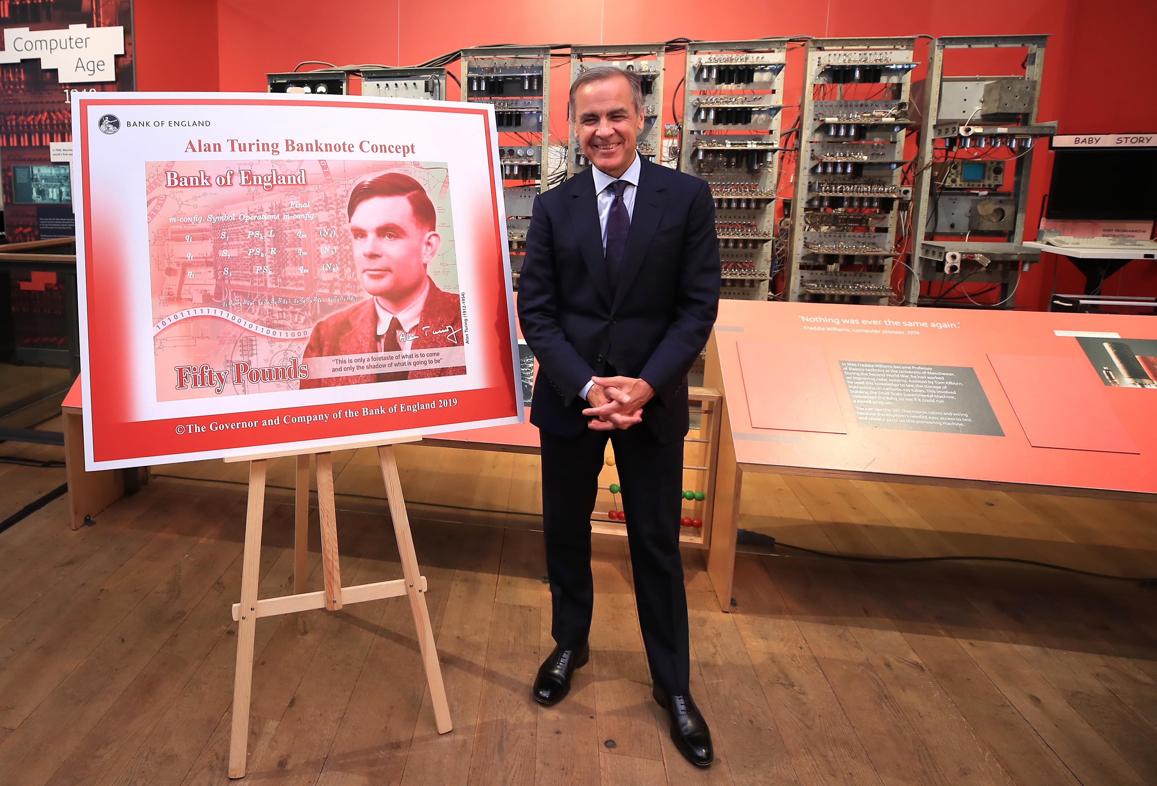 Alan Turing will be the face of the £50 note