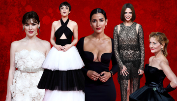 premios goya 2022 labios rojos