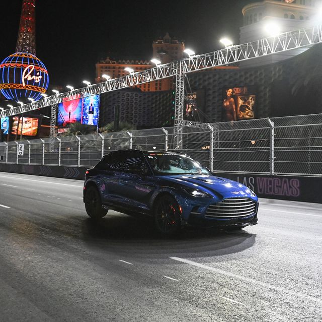 I Drove the Las Vegas F1 Grand Prix Track in a 700-HP Aston Martin