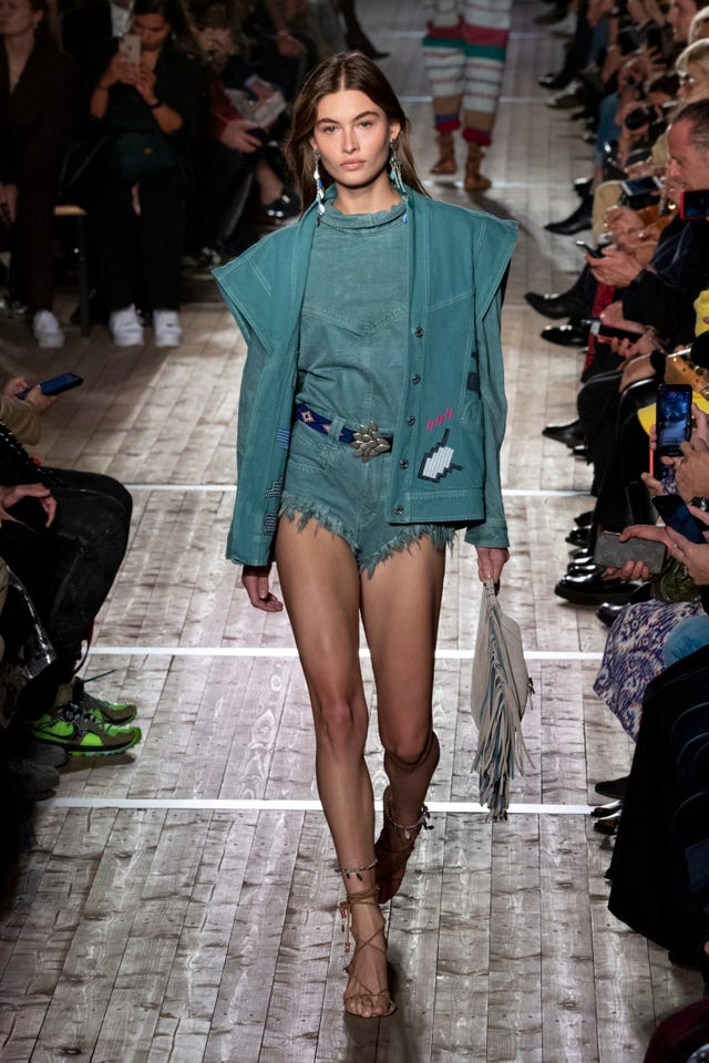 Givenchy and Isabel Marant champion the return of tiny denim shorts