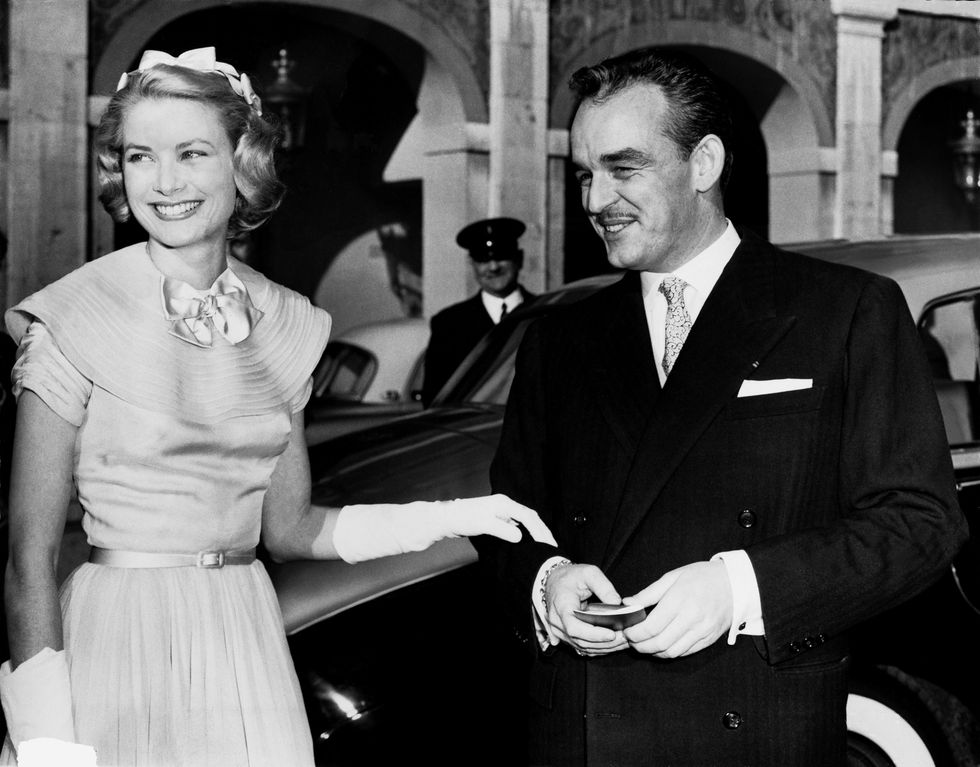 wedding of prince rainier of monaco and grace kelly in 1956