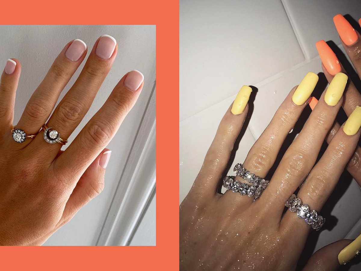 LV Slayy Nails  Curved nails, Glamour nails, Nails