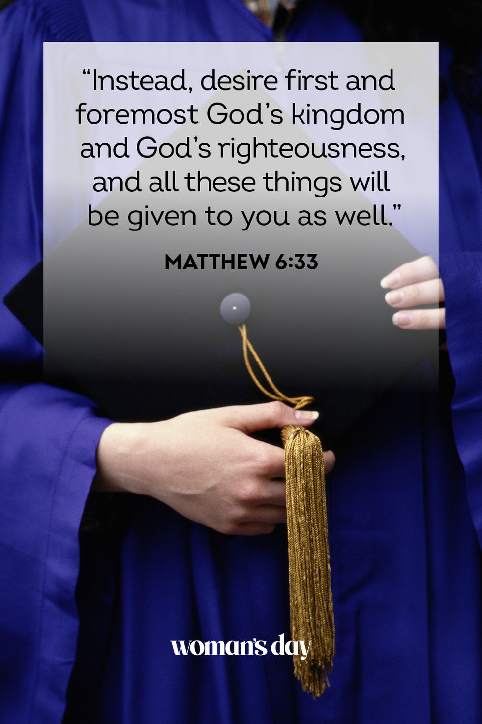 bible verses for graduation matthew 6 33
