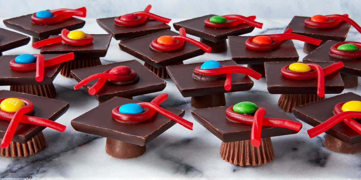 preview for Chocolate Graduation Caps Need To Be Part Of Your Grad's Party Spread