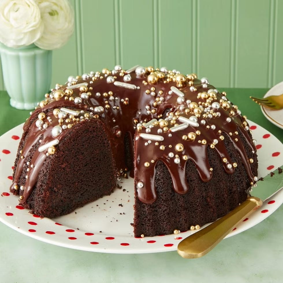 chocolate bundt cake graduation dessert
