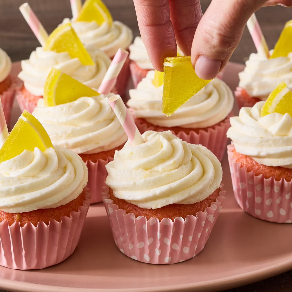 pink lemonade cupcake graduation desserts