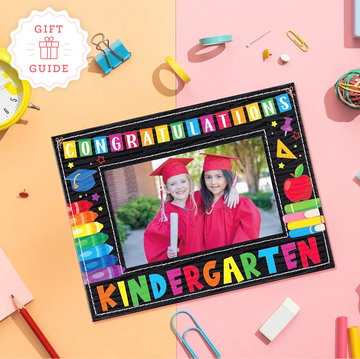 the kindergarten graduation picture frame and graduation bigfoot squishmallow are two good housekeeping picks for best kindergarten graduation gifts