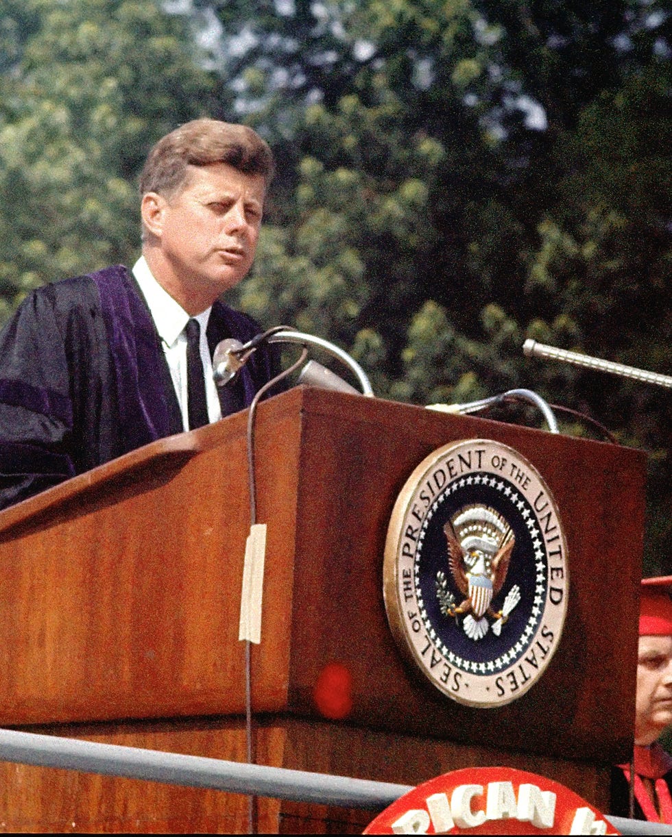 graduation speeches john f kennedy