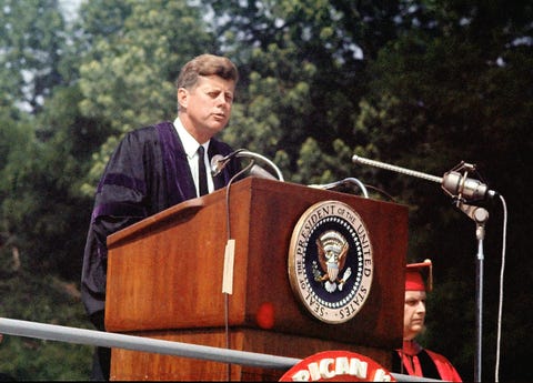 graduation speeches john f kennedy