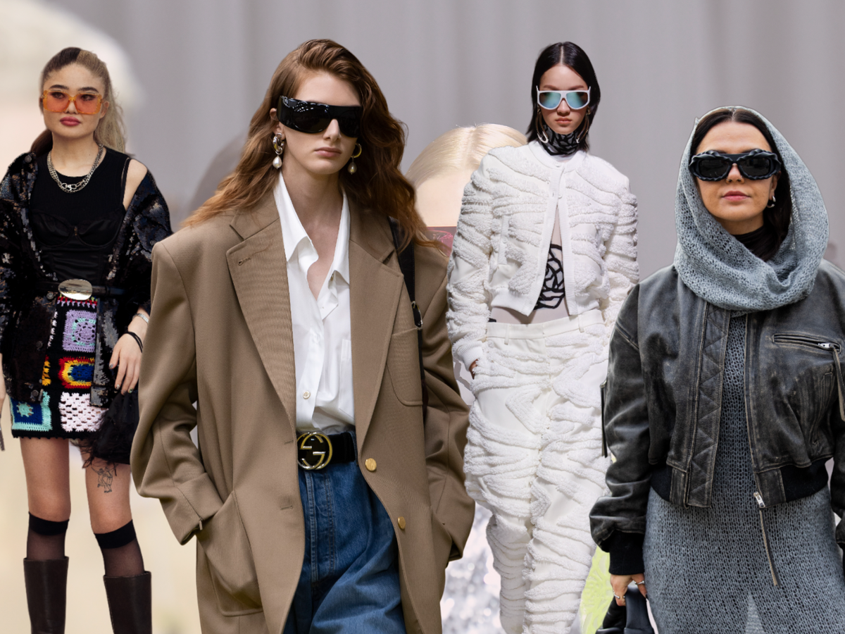 Gafas de sol de moda para mujeres en otoño 2023