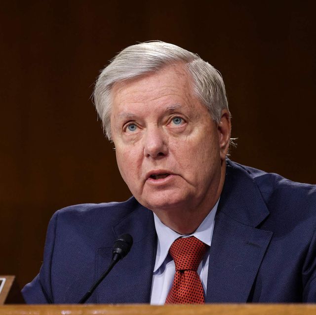 us senator lindsey graham peaks during the senate committee on appropriations hearing on the 2022 budget for the defense department, on capitol hill in washington, dc, june 17, 2021 photo by evelyn hockstein  pool  afp photo by evelyn hocksteinpoolafp via getty images