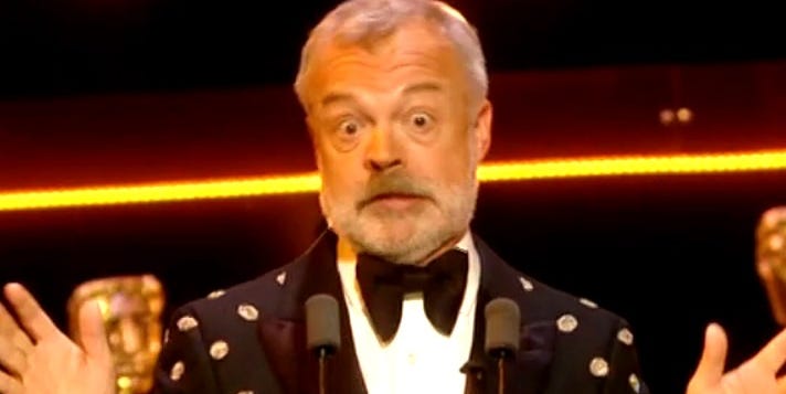 BAFTA host Graham Norton makes cheeky nod to Seann Walsh's Strictly curse