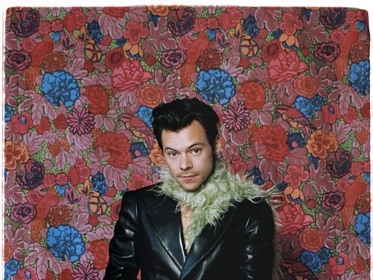 Harry Styles Fur Coat  The Beloved Show - Hollywood Leather Jackets